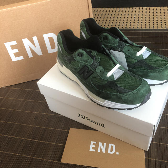 New Balance(ニューバランス)のXX様専用　JJJJound × New Balance 992 Green メンズの靴/シューズ(スニーカー)の商品写真