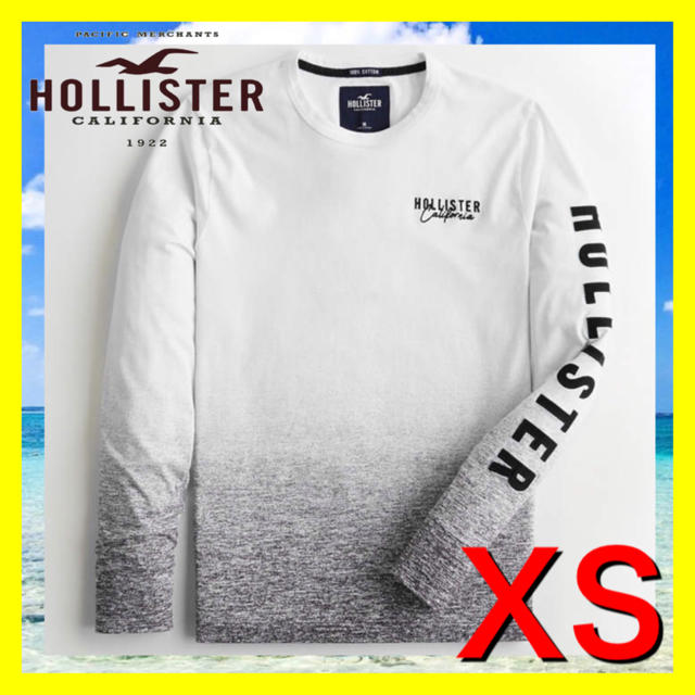 Hollister(ホリスター)の44ホリスター  HOLLISTER  ロンT XS 新品 正規品 刺繍　長袖 メンズのトップス(Tシャツ/カットソー(七分/長袖))の商品写真