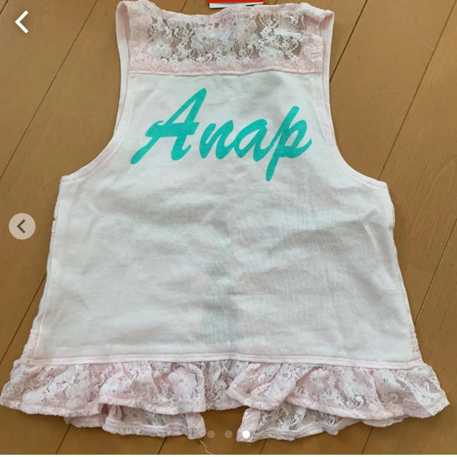 ANAP Kids(アナップキッズ)のANAP アナップ ノースリーブ タンクトップ キッズ/ベビー/マタニティのキッズ服女の子用(90cm~)(Tシャツ/カットソー)の商品写真