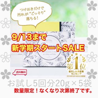 リネンナ#1　お試し5回分　100g(洗剤/柔軟剤)