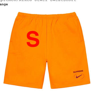 シュプリーム(Supreme)のS Supreme®/Nike® Jewel Sweatshort orange(ショートパンツ)