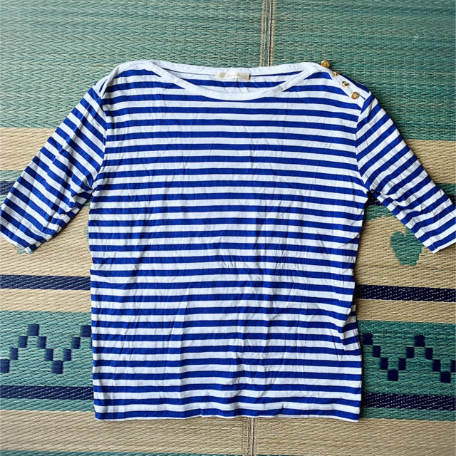 Spick & Span(スピックアンドスパン)の美品　スピックアンドスパン  ボーダーカットソー  Tシャツ レディースのトップス(Tシャツ(半袖/袖なし))の商品写真