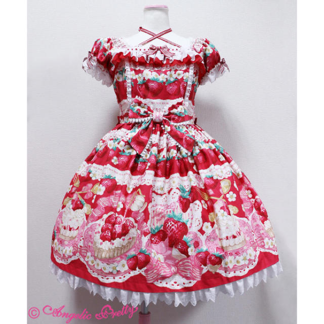 ♡Angelic Pretty strawberry whip ワンピース♡