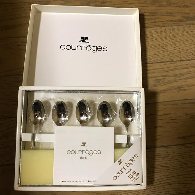 Courreges(クレージュ)のcourregesカラトリーセット キッズ/ベビー/マタニティの授乳/お食事用品(スプーン/フォーク)の商品写真