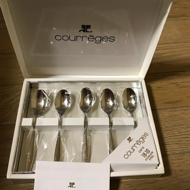 Courreges(クレージュ)のcourregesカラトリーセット キッズ/ベビー/マタニティの授乳/お食事用品(スプーン/フォーク)の商品写真