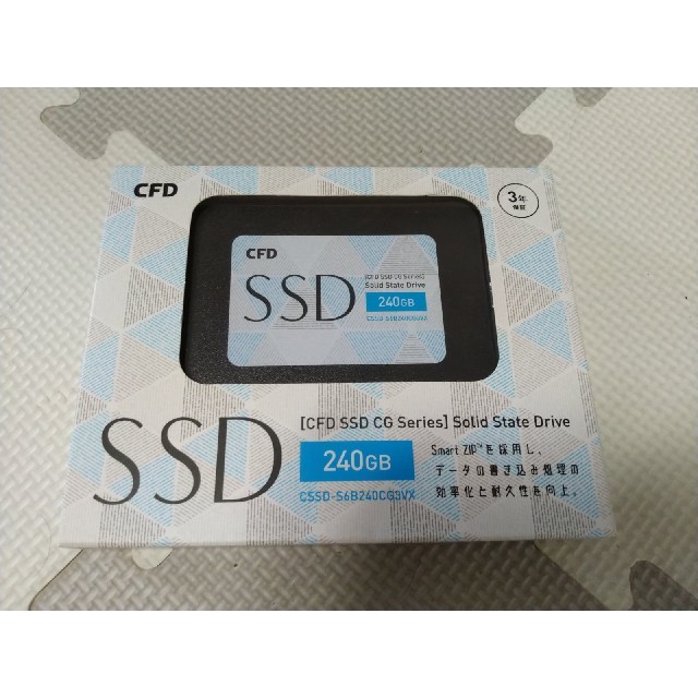 CFD 2.5インチ SSD 240GB CSSD-S6B240CG3VX スマホ/家電/カメラのPC/タブレット(PCパーツ)の商品写真