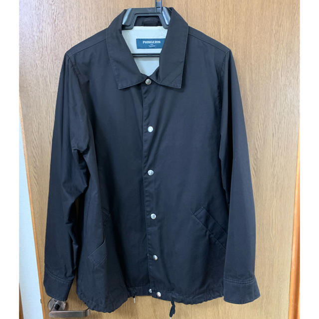 COMOLI(コモリ)のフィンガリン　コーチジャケット　BLACK メンズのジャケット/アウター(ブルゾン)の商品写真