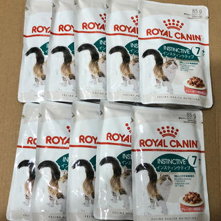 ロイヤルカナン(ROYAL CANIN)のロイヤルカナン 成猫用インスティンクティブ7+ ウェットフード10袋 グレービー(ペットフード)