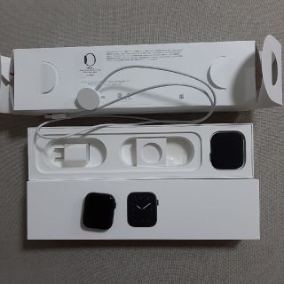 アップルウォッチ(Apple Watch)のApple Watch series5 スペースグレイ 44mm アルミ(腕時計(デジタル))