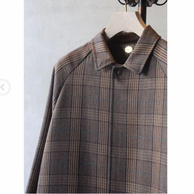 sunsea サンシー 19AW Caramel Check Coat コート