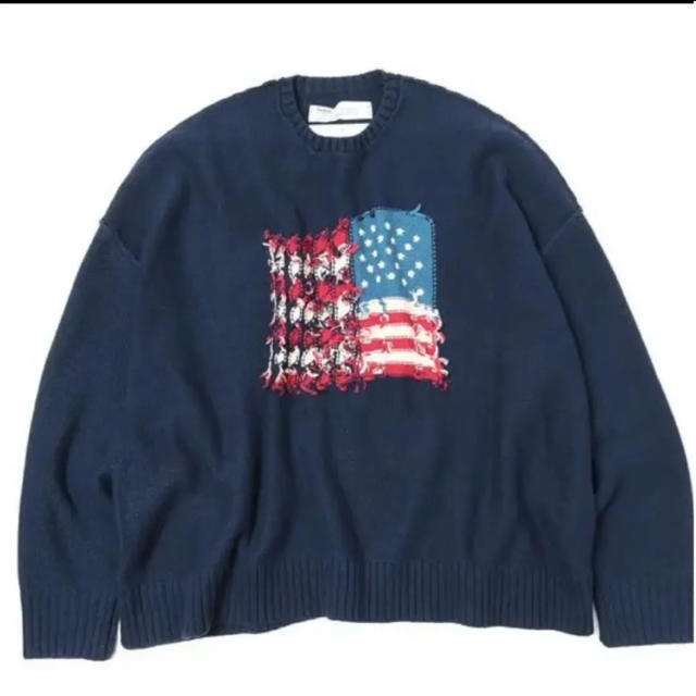 dairiku 19aw Inside Out America Knit