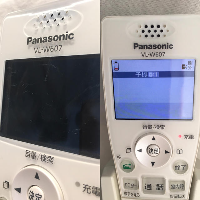 Panasonic ワイヤレスモニター子機 VL-W607 Panasonic ワイヤレスモニター子機 VL-W607