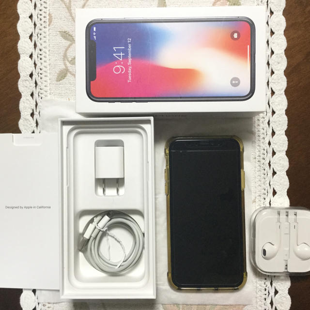 iPhone X 256GB スペースグレイ