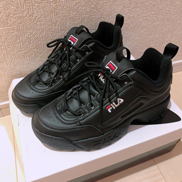 FILA(フィラ)のFILA フィラ DISRUPTOR2 ディスラプター 2 BLACK レディースの靴/シューズ(スニーカー)の商品写真