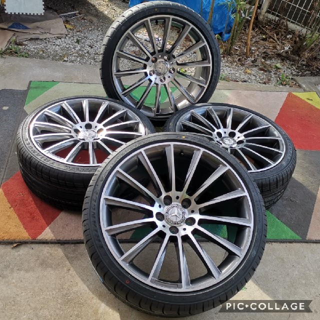 メルセデスベンツEクラス CLS W211 W218 19インチタイヤとホイール
