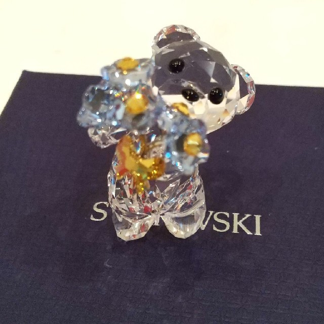 専用です SWAROVSKI スワロフスキー クリスベア  忘れな草 置物 くま