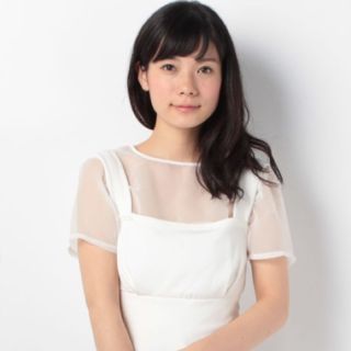 スナイデル(SNIDEL)の新品同様♡スナイデルビスチェ風シースルー(シャツ/ブラウス(半袖/袖なし))