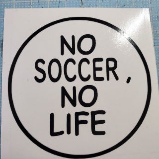 ★ステッカー★NO SOCCER NO LIFE　ステッカー(その他)