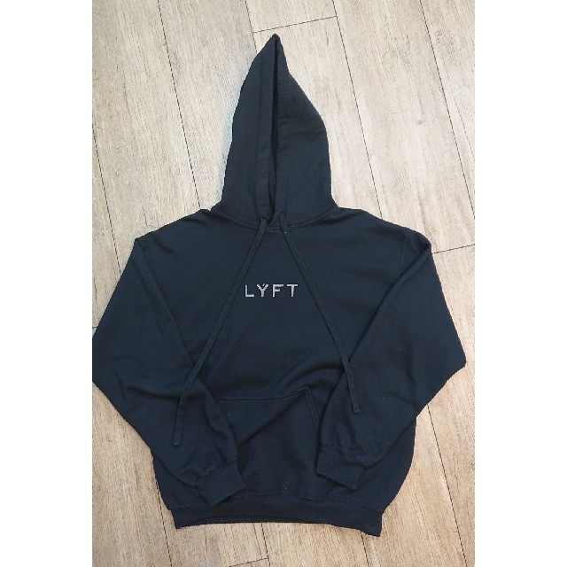 LYFT リフト フラッグスウェットプルオーバー black×black M