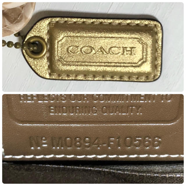 COACH(コーチ)の極美品 COACH コーチ ミニショルダーバッグ シグネチャー キャンパス レディースのバッグ(ショルダーバッグ)の商品写真