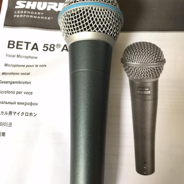 SHURE ( シュアー )  BETA58A ダイナミック マイクロフォン