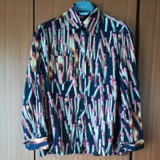 ポールスミス(Paul Smith)のPaul Smith WOMEN シャツ　マッチ柄 イタリア製生地(シャツ/ブラウス(長袖/七分))