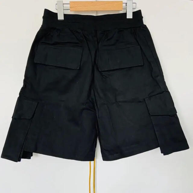 日本未発売 mnml ミニマル XS カーゴドローコードショーツ ブラック メンズのパンツ(その他)の商品写真