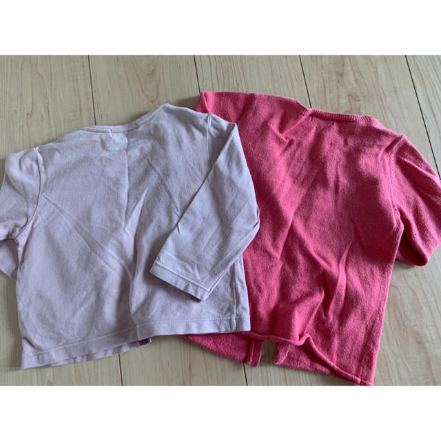 カーディガン  2枚セット　90㎝ キッズ/ベビー/マタニティのキッズ服女の子用(90cm~)(カーディガン)の商品写真