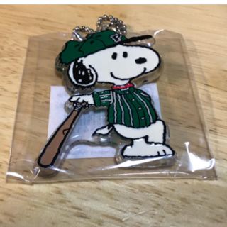 スヌーピー(SNOOPY)の スヌーピー ｸﾘｱﾌﾟﾚｰﾄ(ﾍﾞｰｽﾎﾞｰﾙ) ｷｰﾁｪｰﾝ (キーホルダー)