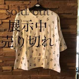 花柄なトップス　sold out(カットソー(長袖/七分))