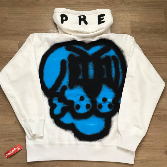 SUPREME 18AW  Bone Zip Up Sweatshirt L