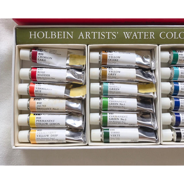 ホルベイン holbein 透明水彩絵の具 28色 エンタメ/ホビーのアート用品(絵の具/ポスターカラー)の商品写真