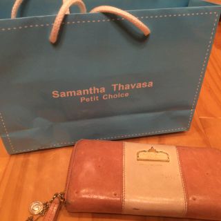 サマンサタバサ(Samantha Thavasa)のsamanthaピンク長財布(財布)