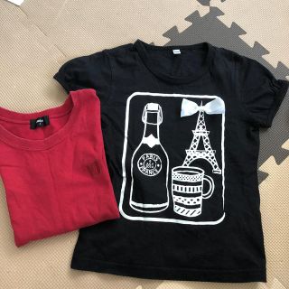 コムサイズム(COMME CA ISM)のCOMME CA ISM  110cm 赤半袖Tシャツと他Tシャツセット(Tシャツ/カットソー)