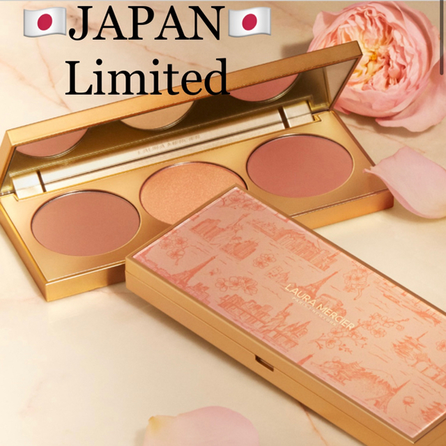 laura mercier(ローラメルシエ)の完売★ローラメルシエ★日本限定ボンジュールトーキョーフェイスアンドチークパレット コスメ/美容のベースメイク/化粧品(チーク)の商品写真