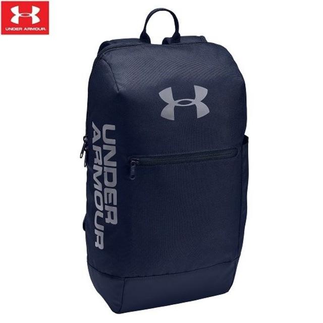 UNDER ARMOUR(アンダーアーマー)の★送料無料★UK直輸入★アンダーアーマー★パターソン バックパック★黒x白★ メンズのバッグ(バッグパック/リュック)の商品写真