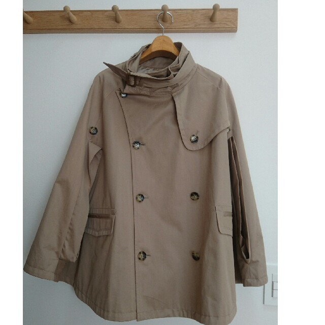 DEUXIEME CLASSE - deuxieme classe ポンチョ型トレンチの通販 DEUXIEME CLASSE - deuxieme classe ポンチョ型トレンチの通販