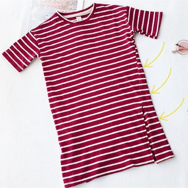 女の子　Tシャツワンピース　110 キッズ/ベビー/マタニティのキッズ服女の子用(90cm~)(ワンピース)の商品写真