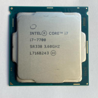 CPU core i7-7700 (PCパーツ)