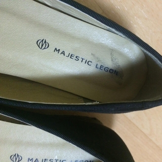 MAJESTIC LEGON(マジェスティックレゴン)のマジェスティックレゴン フラットシューズ レディースの靴/シューズ(ハイヒール/パンプス)の商品写真