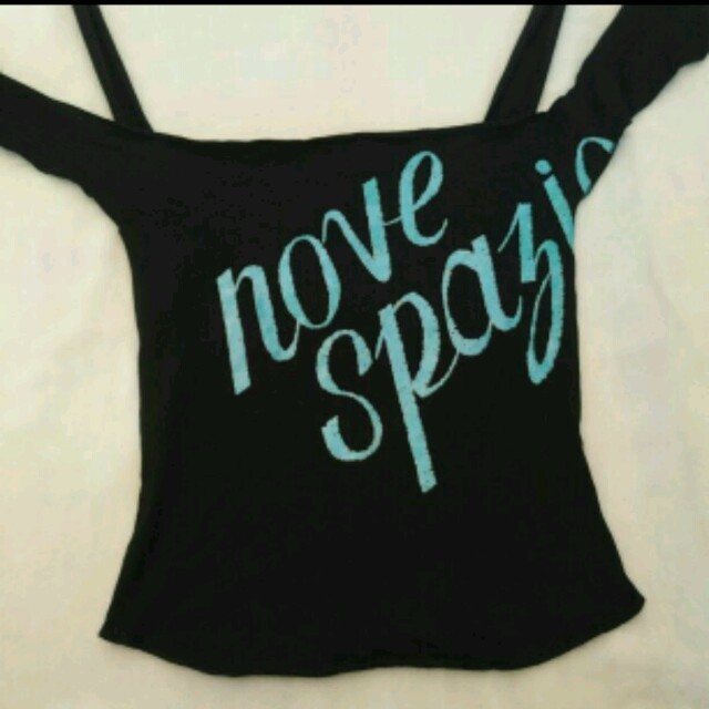 NOVESPAZIO(ノーベスパジオ)のNOVESPAZI0☆ロゴ・黒トップス レディースのトップス(Tシャツ(半袖/袖なし))の商品写真
