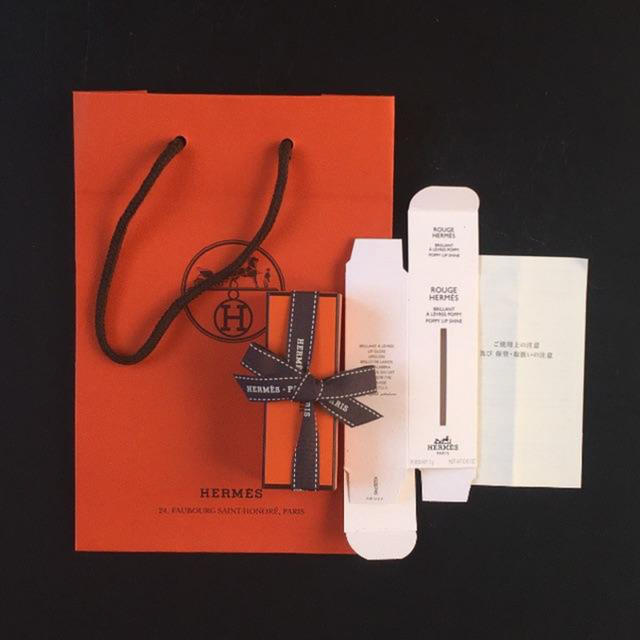 Hermes(エルメス)の新品 ラッピング済み エルメス Hermes リップグロス ショップ袋付き コスメ/美容のベースメイク/化粧品(リップグロス)の商品写真