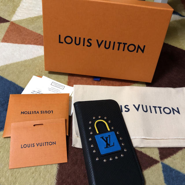 LouisVuittonスマホケース iPhoneXフォリオ　お買い得本物