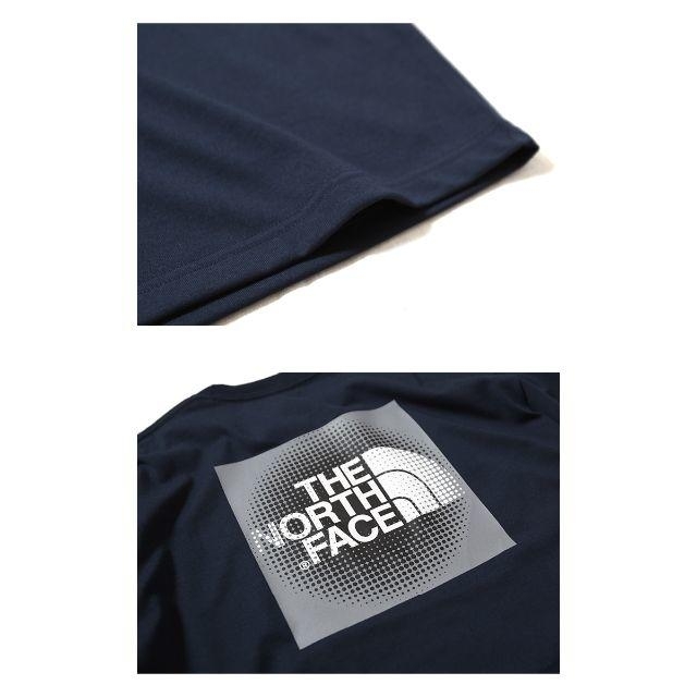 THE NORTH FACE(ザノースフェイス)の【新品】THE NORTH FACE ノースフェイス　Tシャツ　ネイビー　S メンズのトップス(Tシャツ/カットソー(半袖/袖なし))の商品写真