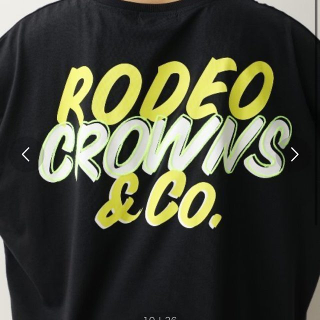 RODEO CROWNS WIDE BOWL(ロデオクラウンズワイドボウル)のロデオクラウンズ random big cut ワンピース ドルマン 5分袖  レディースのトップス(Tシャツ(半袖/袖なし))の商品写真