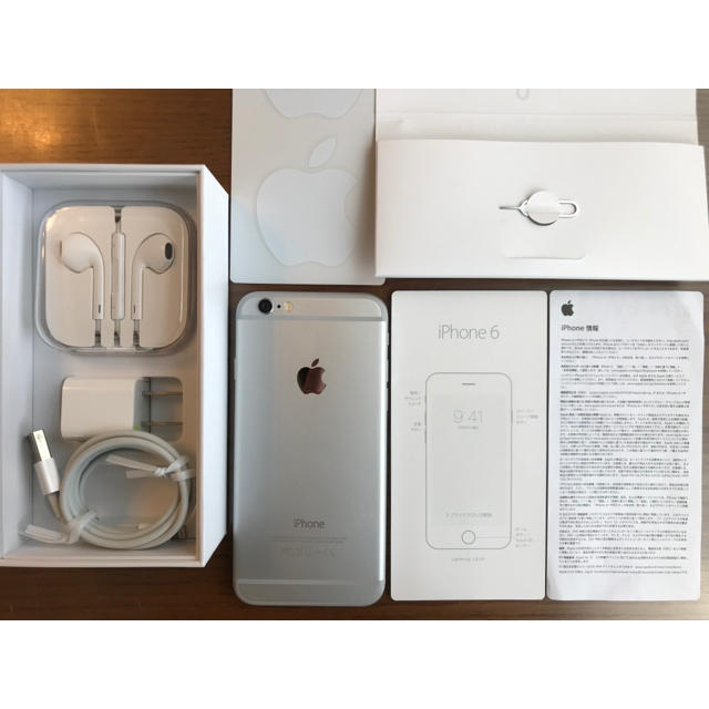 iPhone 6 16GB Silver/docomo /付属品付き