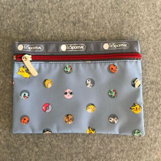 レスポートサック(LeSportsac)のレスポートサック✖️ポケモンブルーフラットポーチ(ポーチ)