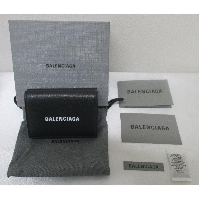 未使用 BALENCIAGA 三つ折り財布 594312 1i313 1090