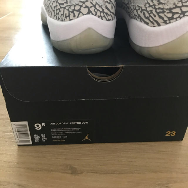 NIKE Air Jordan 11 LOW ホワイトスネーク　27.5 1