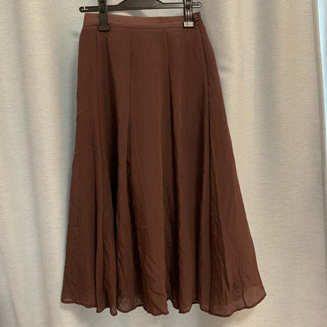 natural couture(ナチュラルクチュール)の8枚接ぎスカート ブラウン レディースのスカート(ひざ丈スカート)の商品写真